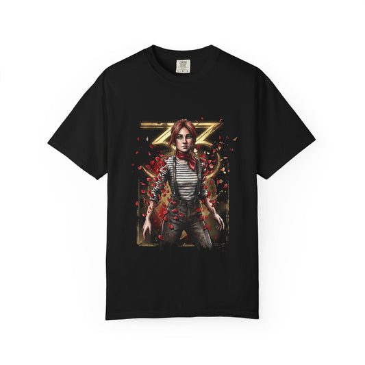 Maelle Clair Obscur Fan Art – Young Swordswoman Rapier Expedition Design Premium T-Shirt