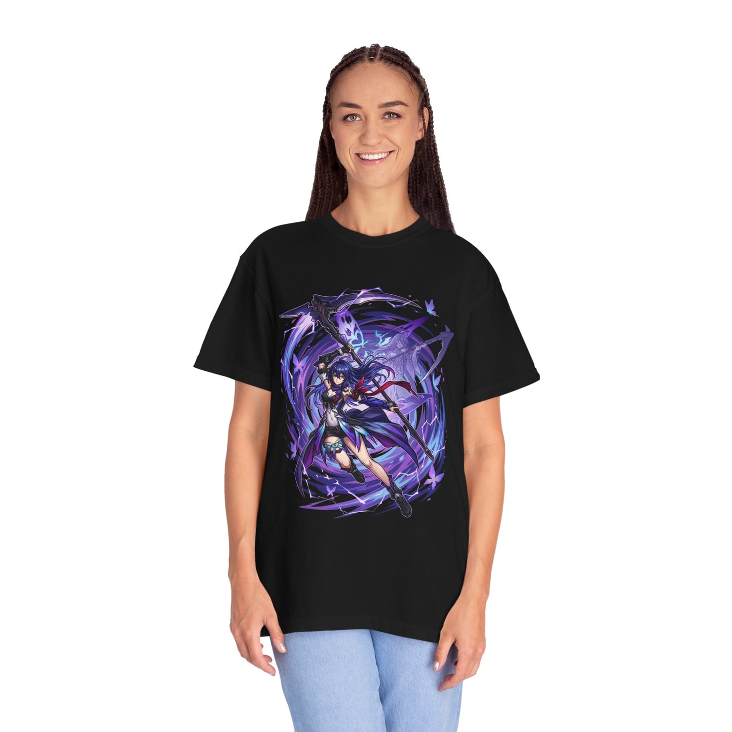 HSR Seele Blue Scythe-Wielding Powerhouse Premium T-Shirt