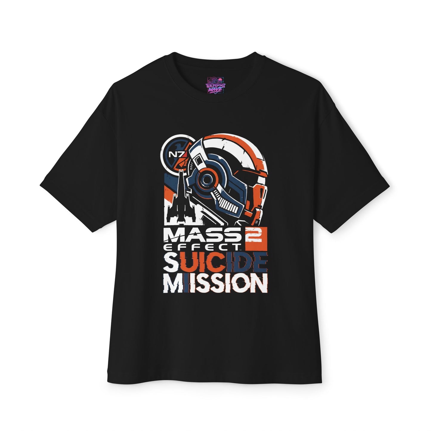 Normandy SR-2 Crew Alliance Elite Soldiers Mass Effect Premium Oversized Unisex T-Shirt