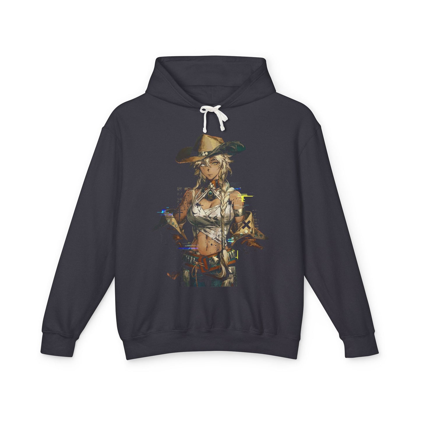 Argus Reverse 1999 Wild Long Hair Scarred Right Eye Portrait Unisex Premium Hoodie