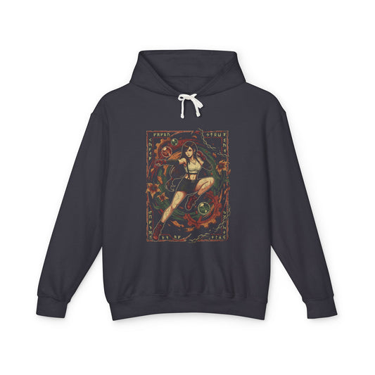 Final Fantasy VII Tifa Lockhart Black Skirt Boots Design Unisex Premium Hoodie