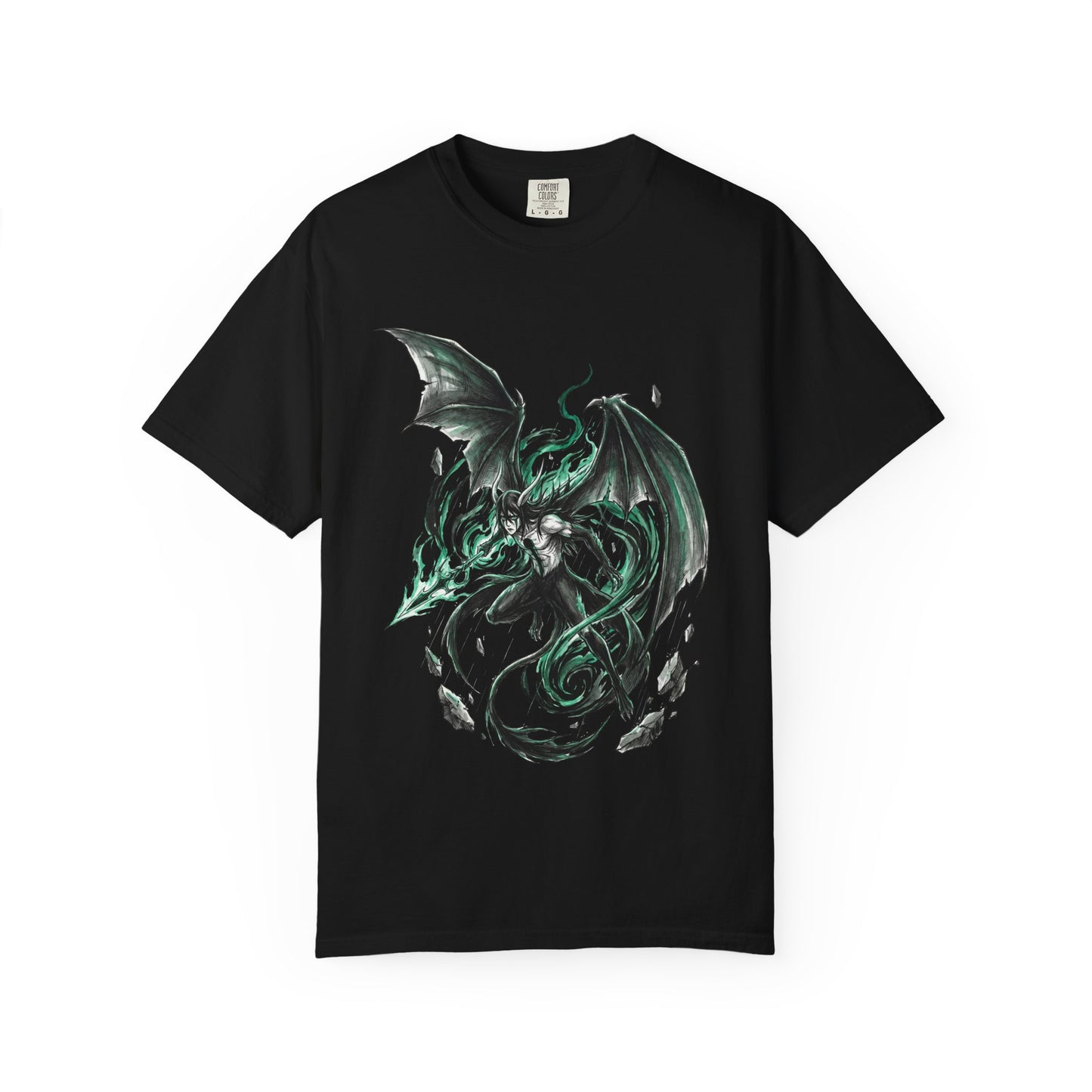Bleach Ulquiorra Cifer Melancholic Arrancar Illustration Premium T-Shirt