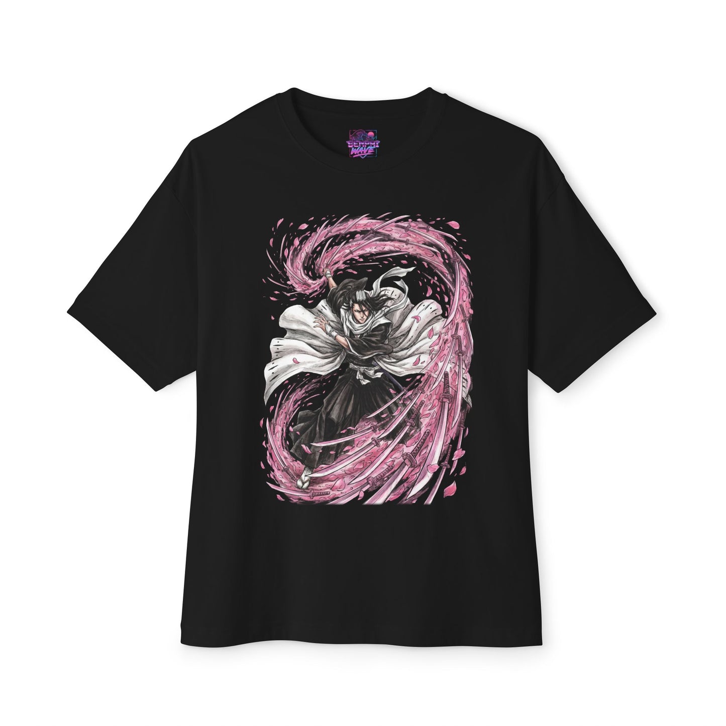 Byakuya Kuchiki Bleach Senbonzakura Petals Design Premium Oversized Unisex T-Shirt