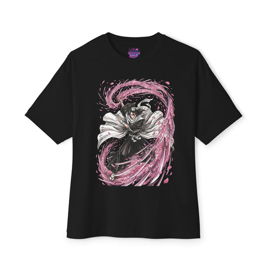 Byakuya Kuchiki Bleach Senbonzakura Petals Design Premium Oversized Unisex T-Shirt