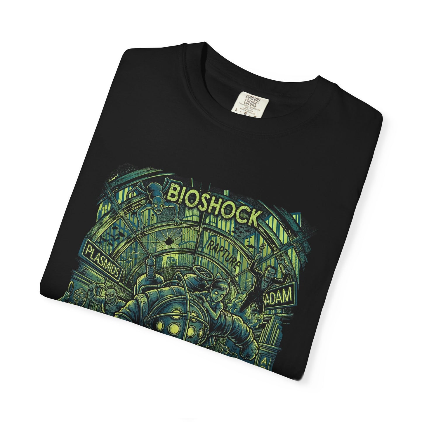 Synthwave Retro Bioshock 2 Rapture Art Deco Dystopia Premium T-Shirt