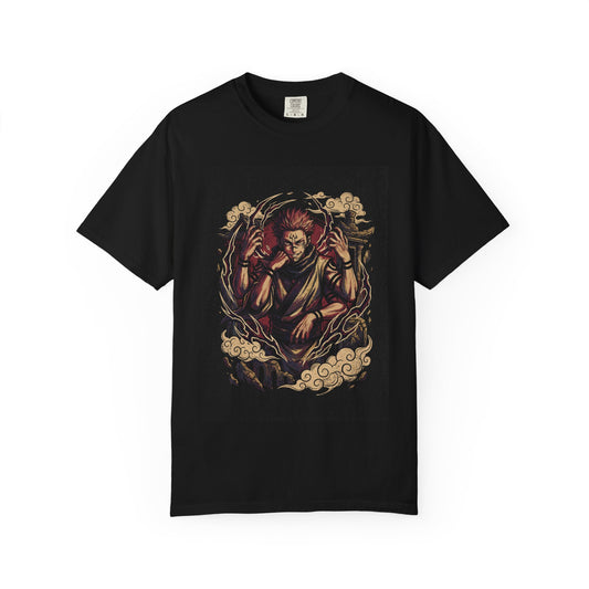 Jujutsu Kaisen Ryomen Sukuna King of Curses Four Arms Iconic Design Premium T-Shirt