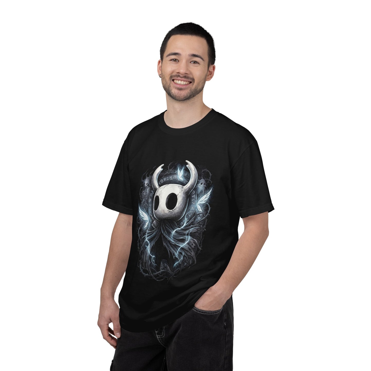 Ghost Hollow Knight Black Shell Cape Icon Premium T-Shirt