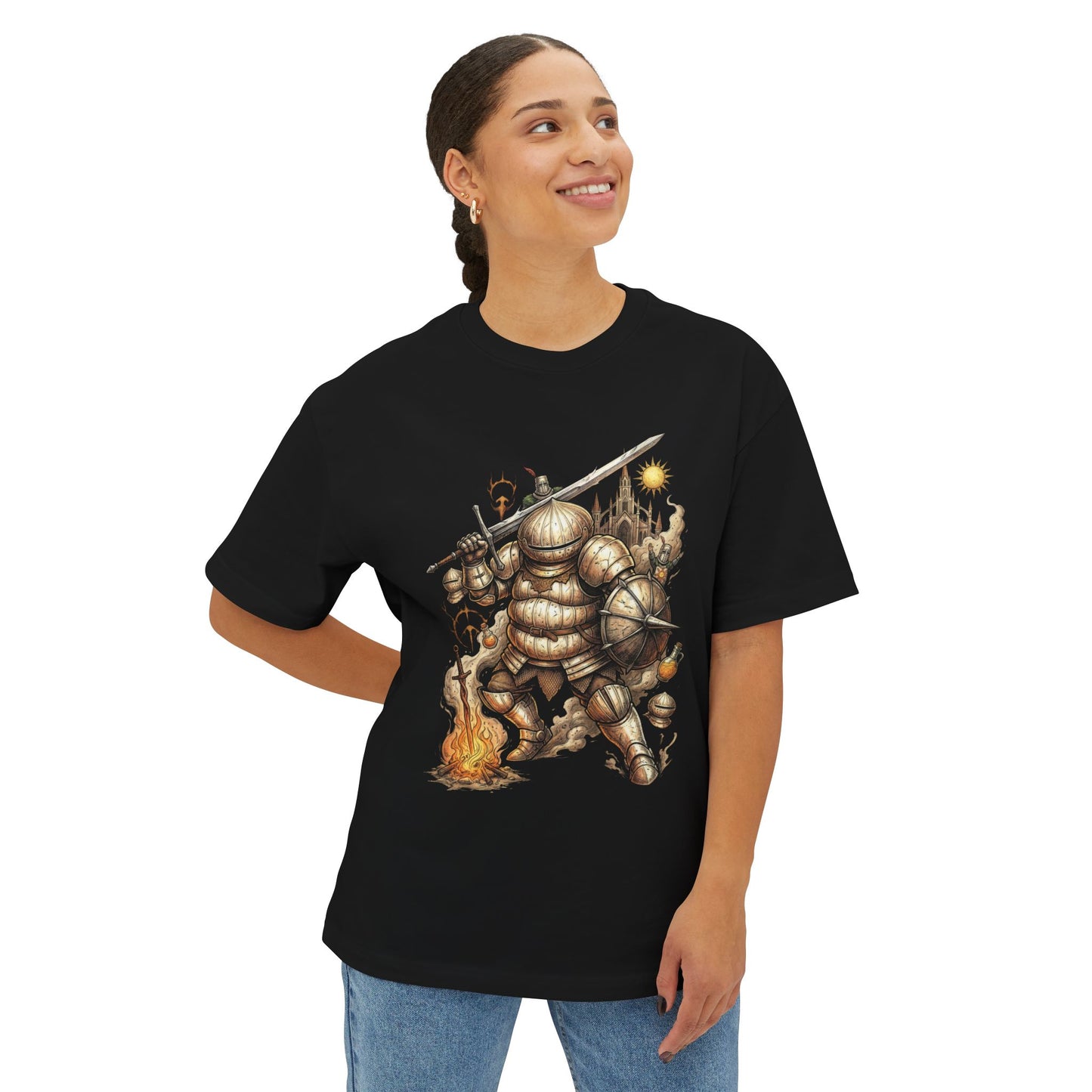 Siegmeyer of Catarina Chivalrous Warrior Premium Oversized Unisex T-Shirt