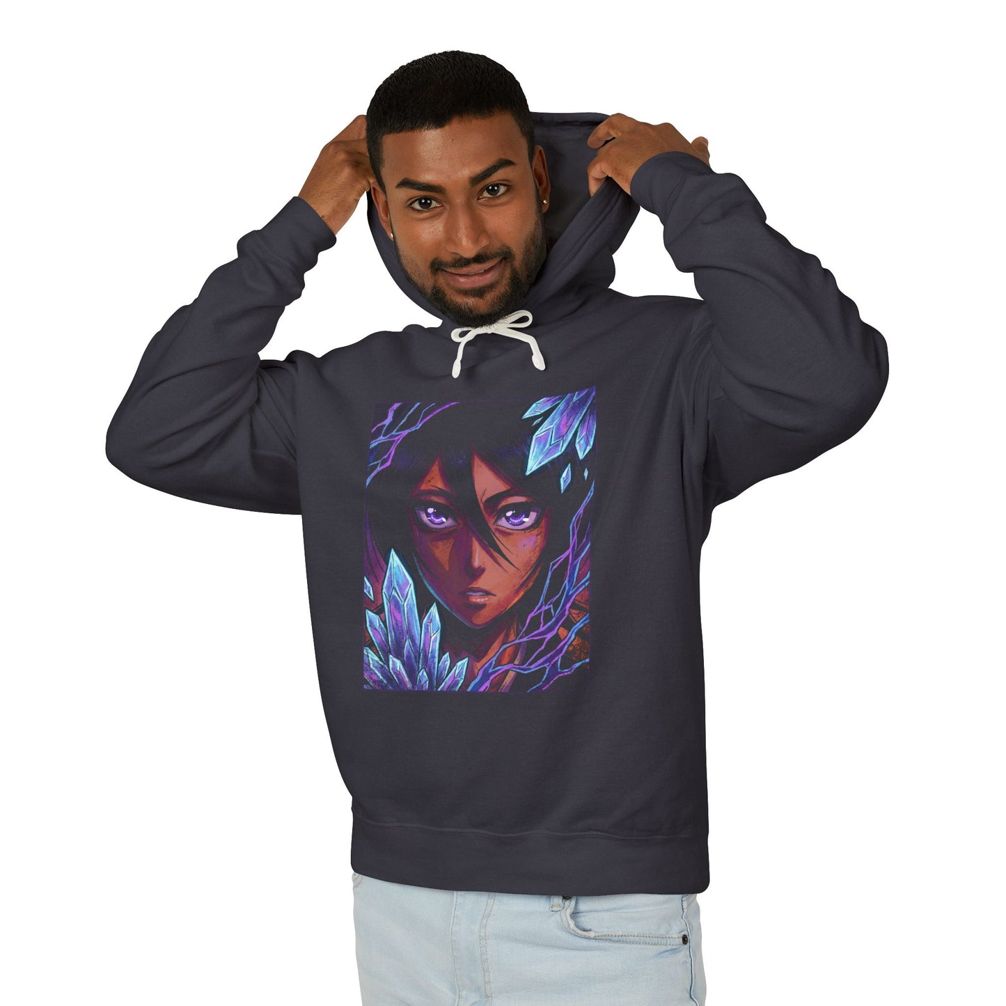 Frost Dance Shinigami – Rukia Kuchiki Fan Art Unisex Premium Hoodie