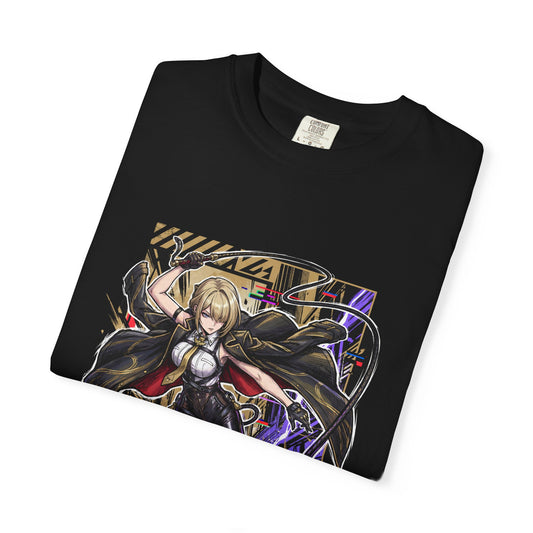Evelyn Chevalier Zenless Zone Zero 80s Neon Bodyguard Premium T-Shirt