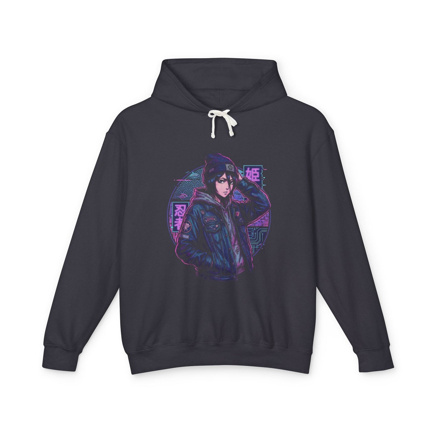 Rukia Kuchiki Black Hair Soul Reaper Print Unisex Premium Hoodie