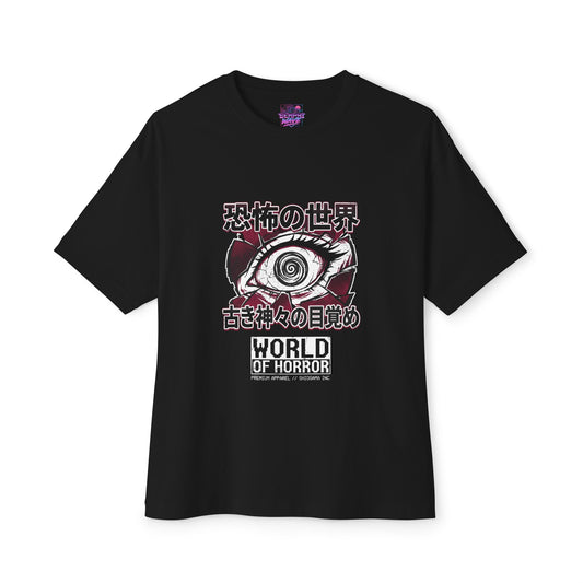 World of Horror: 1-Bit Junji Ito Nightmare Premium Oversized Unisex T-Shirt