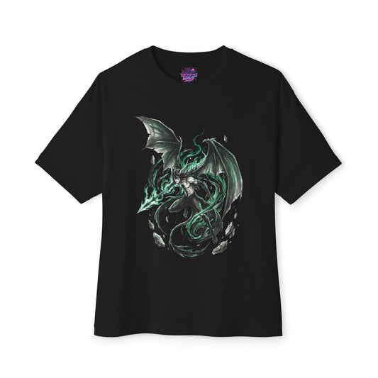 Bleach Ulquiorra Cifer Melancholic Arrancar Illustration Premium Oversized Unisex T-Shirt