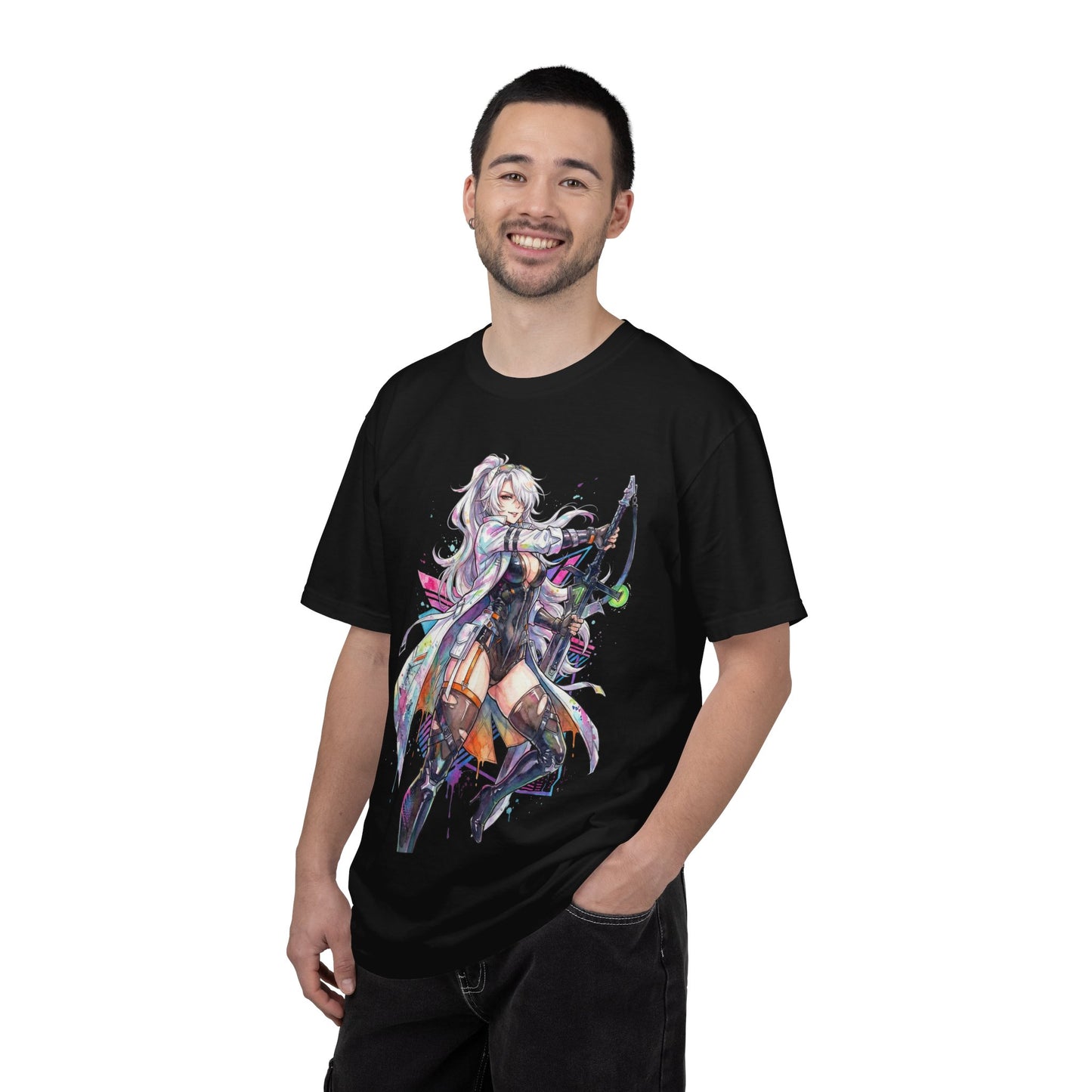 Nine Massive Sword Mercenary Chaos Zero Nightmare Waifu Design Premium T-Shirt