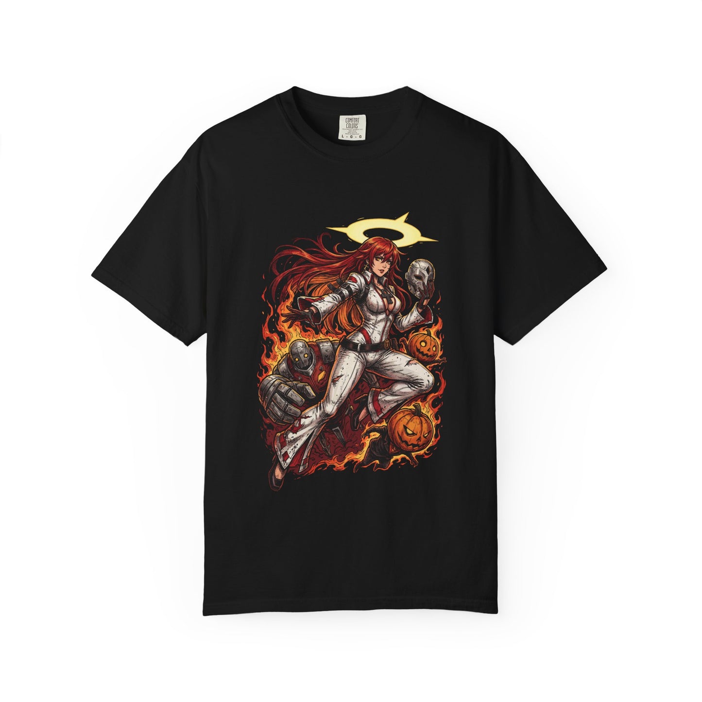 Jack-O GG: Cute Yet Menacing Pumpkin Head Premium T-Shirt