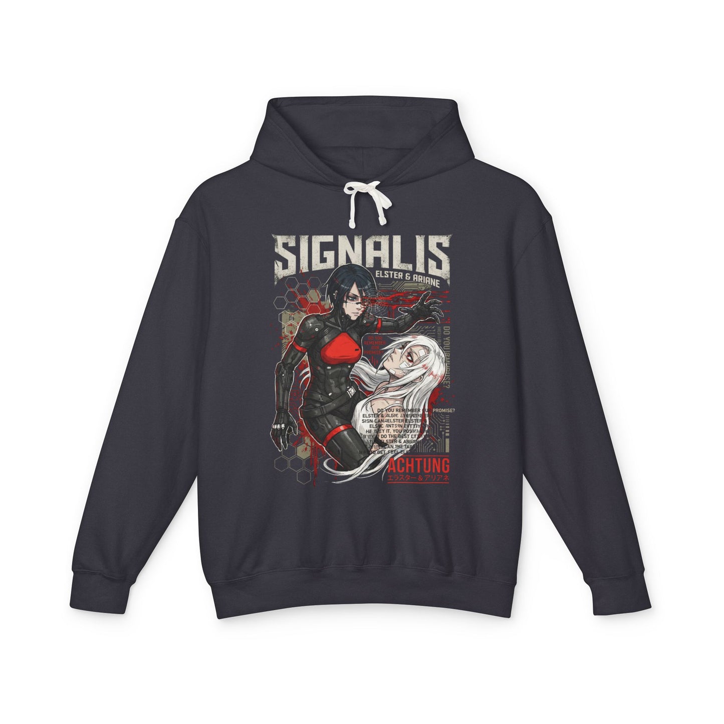 Signalis Eusan Nation Propaganda Surveillance Dystopia Art Unisex Premium Hoodie
