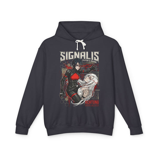 Signalis Eusan Nation Propaganda Surveillance Dystopia Art Unisex Premium Hoodie
