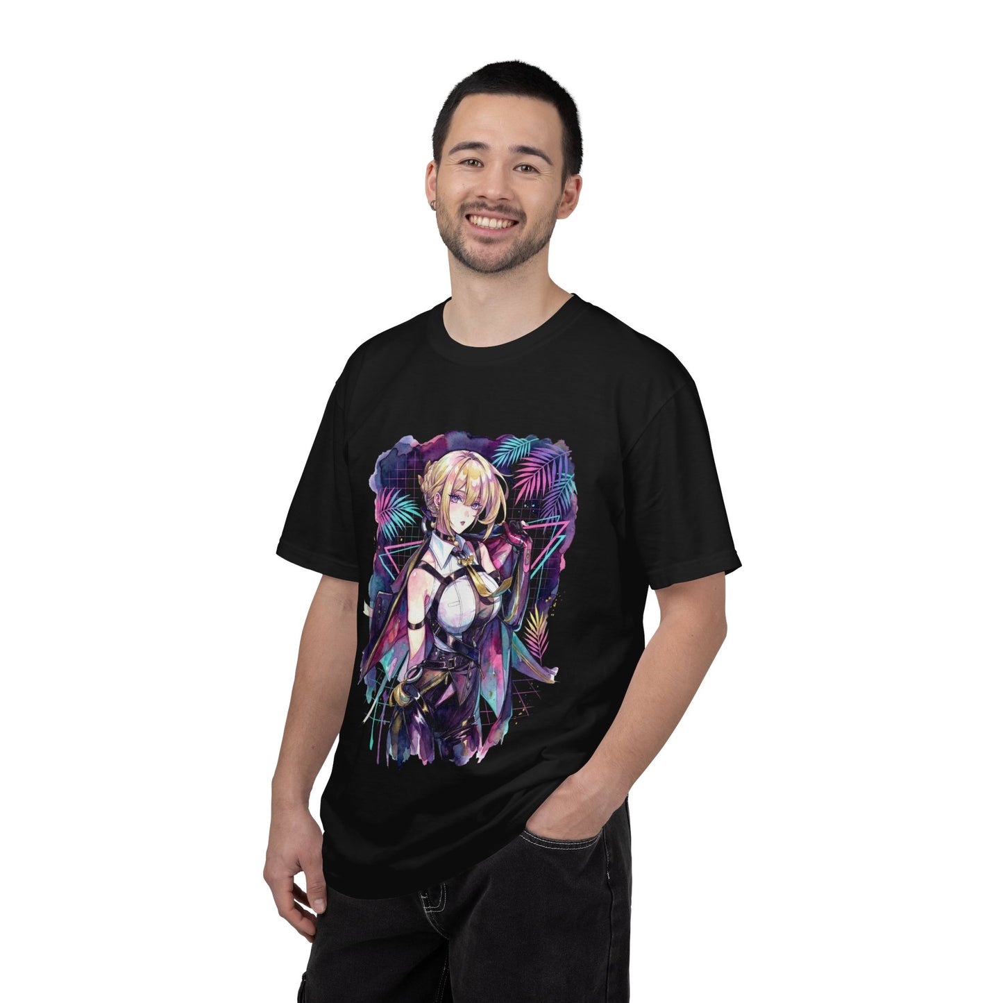 Evelyn Chevalier ZZZ Red Burning Tethers Portrait Premium T-Shirt