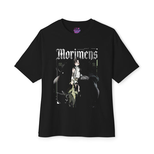 Morimens Sinner Anime Gaming Graphic Oversized Tee | Gothic Logo
