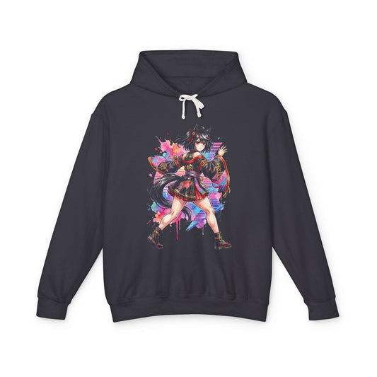 Kitasan Black Umamusume Detached Sleeves Japanese Flower Portrait Unisex Premium Hoodie