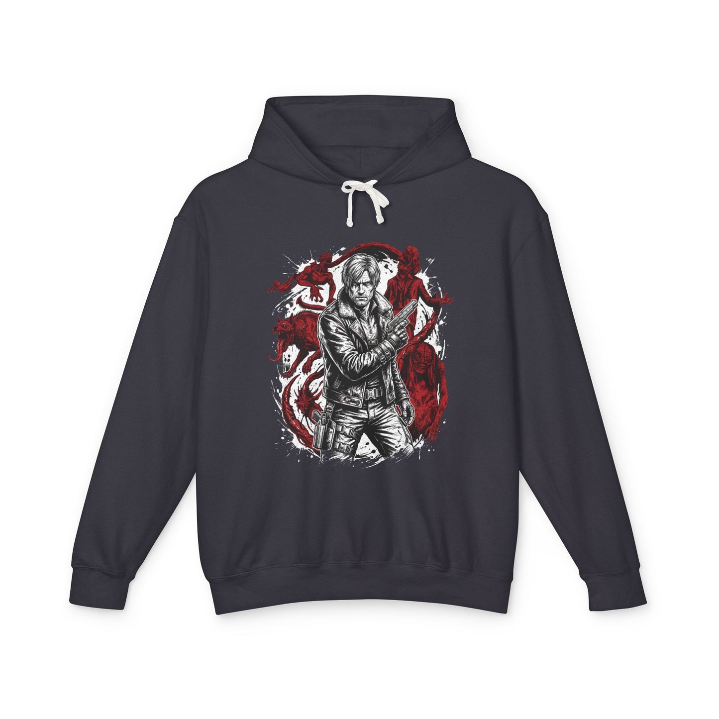 Resident Evil Requiem Leon Kennedy RPD Orphanage Gameplay Art Unisex Premium Hoodie