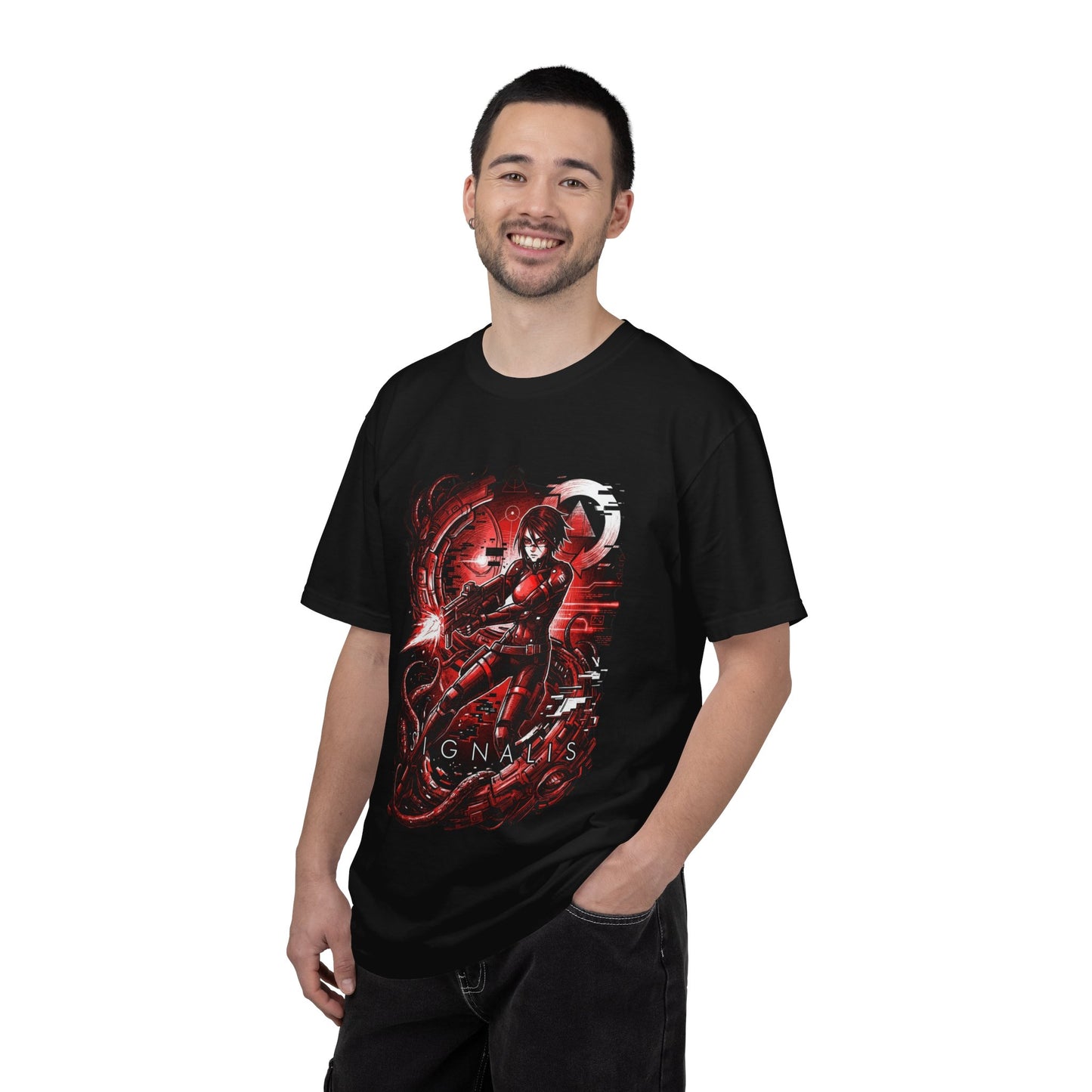 Signalis Cosmic Secret Unravel Horror Aesthetic Icon Premium T-Shirt
