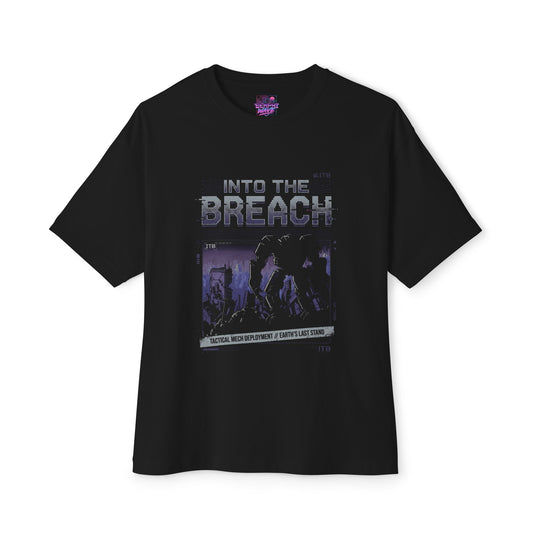 Into the Breach Mech Squad Gaming Graphic Oversized Tee
