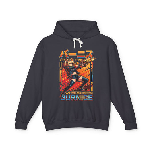 Burnice White Synthwave Retro Neon Bartender Unisex Premium Hoodie