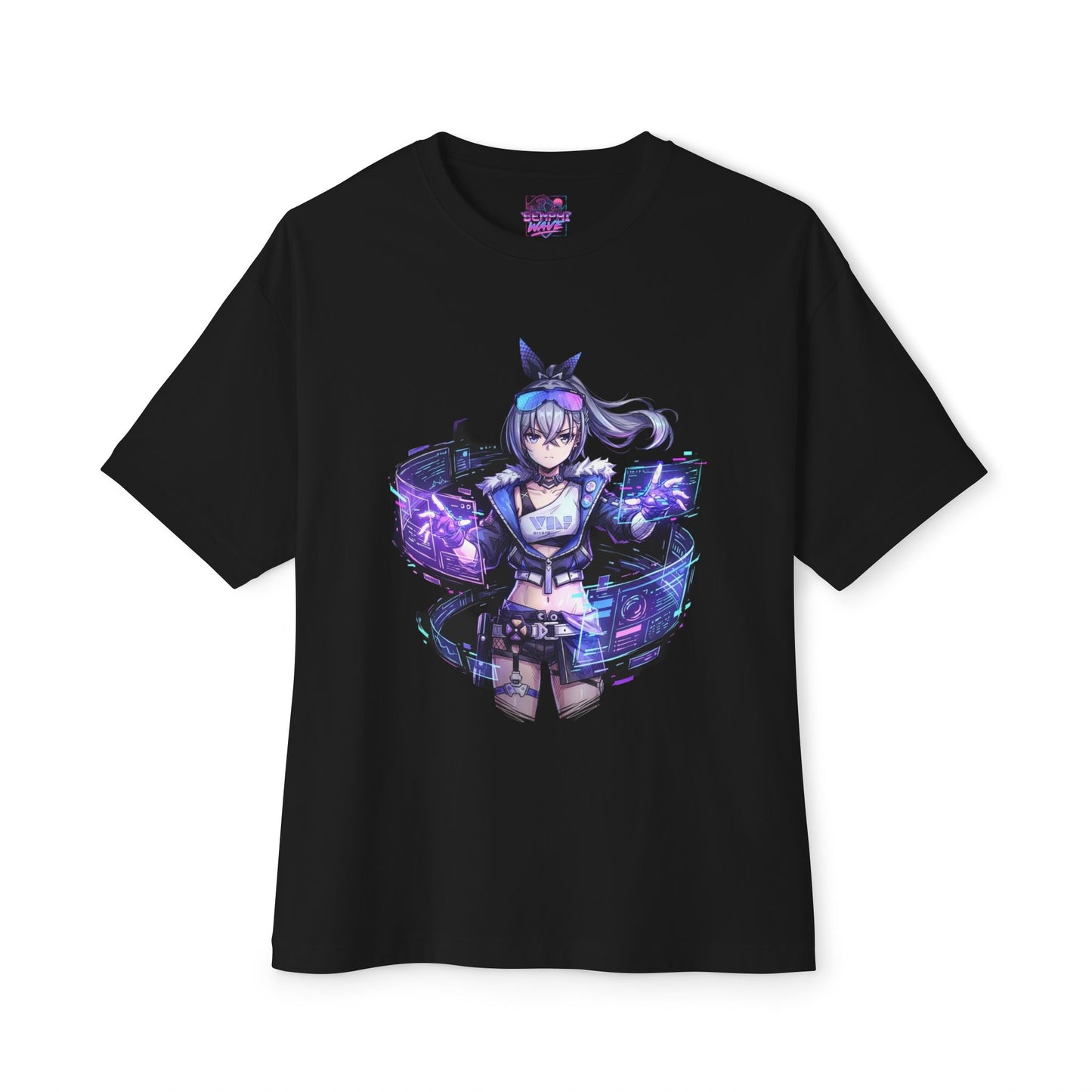 Silver Wolf Honkai Star Rail: Implant Bug Master Premium Oversized Unisex T-Shirt