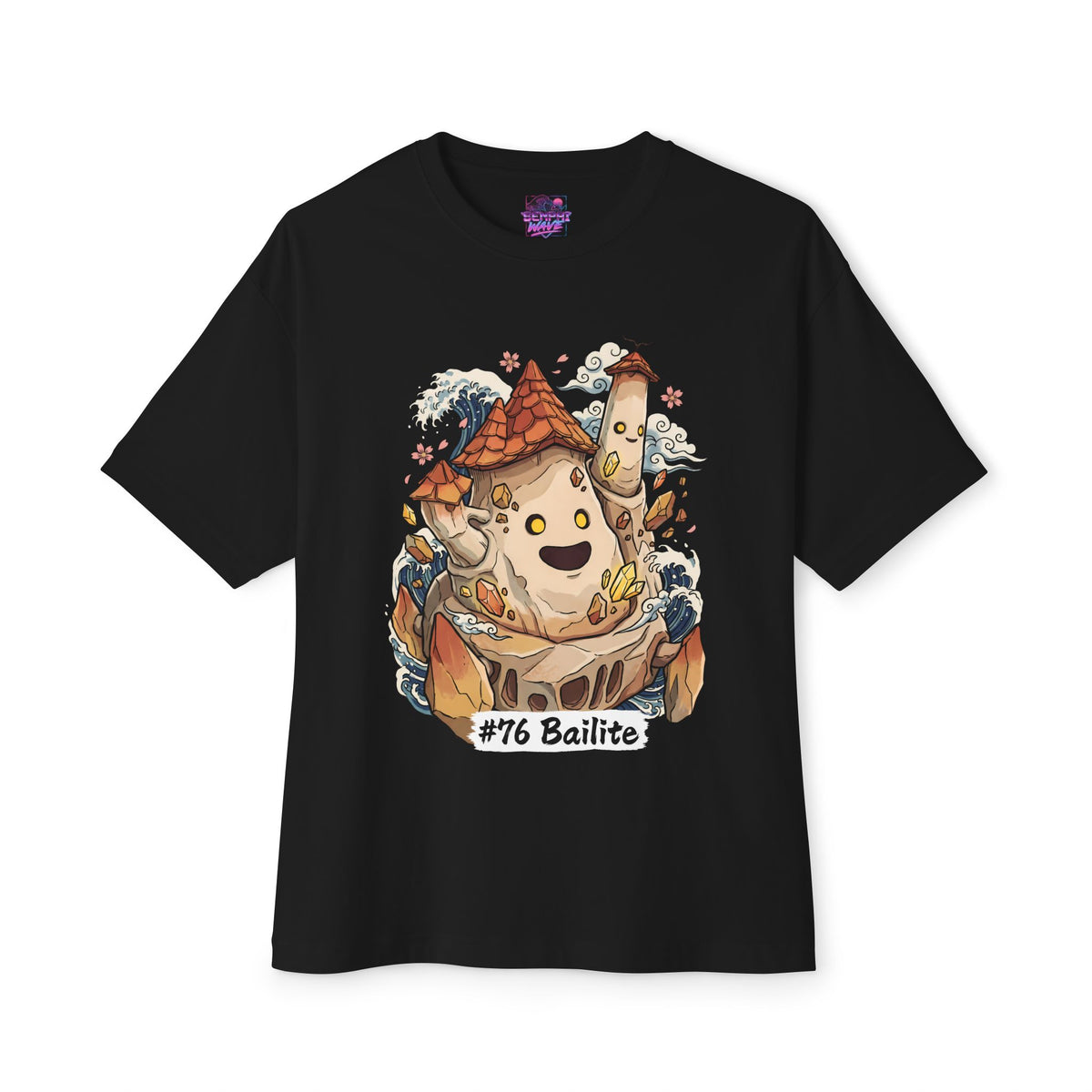 Bailite Aniimo Ukiyo-e Creature Art - Oversized Premium Tee