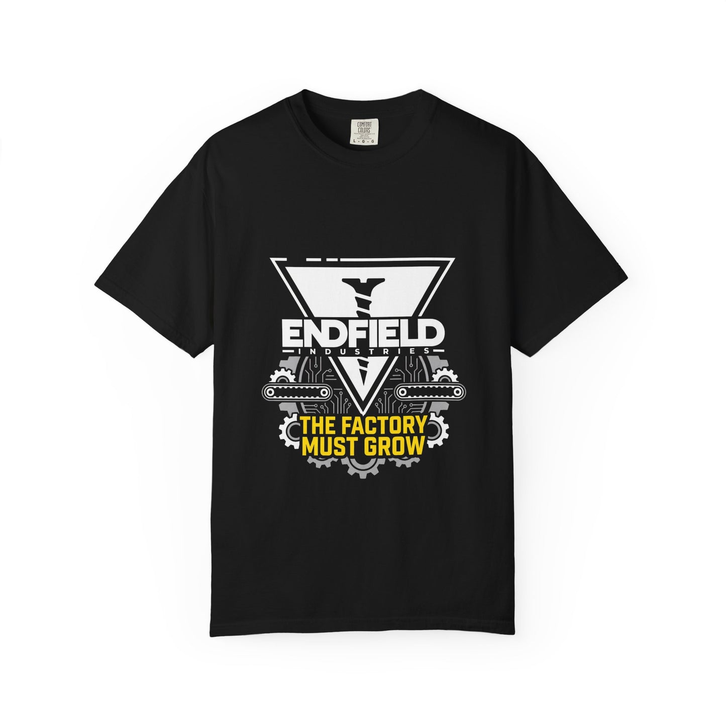 Endfield Arknights Factory Must Grow Meme Pixel Factory Builder Retro Infinite Build Premium T-Shirt
