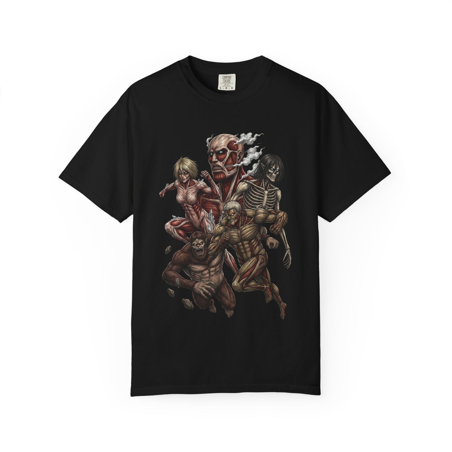 Attack on Titan Nine Titans Epic Collage Design Premium T-Shirt