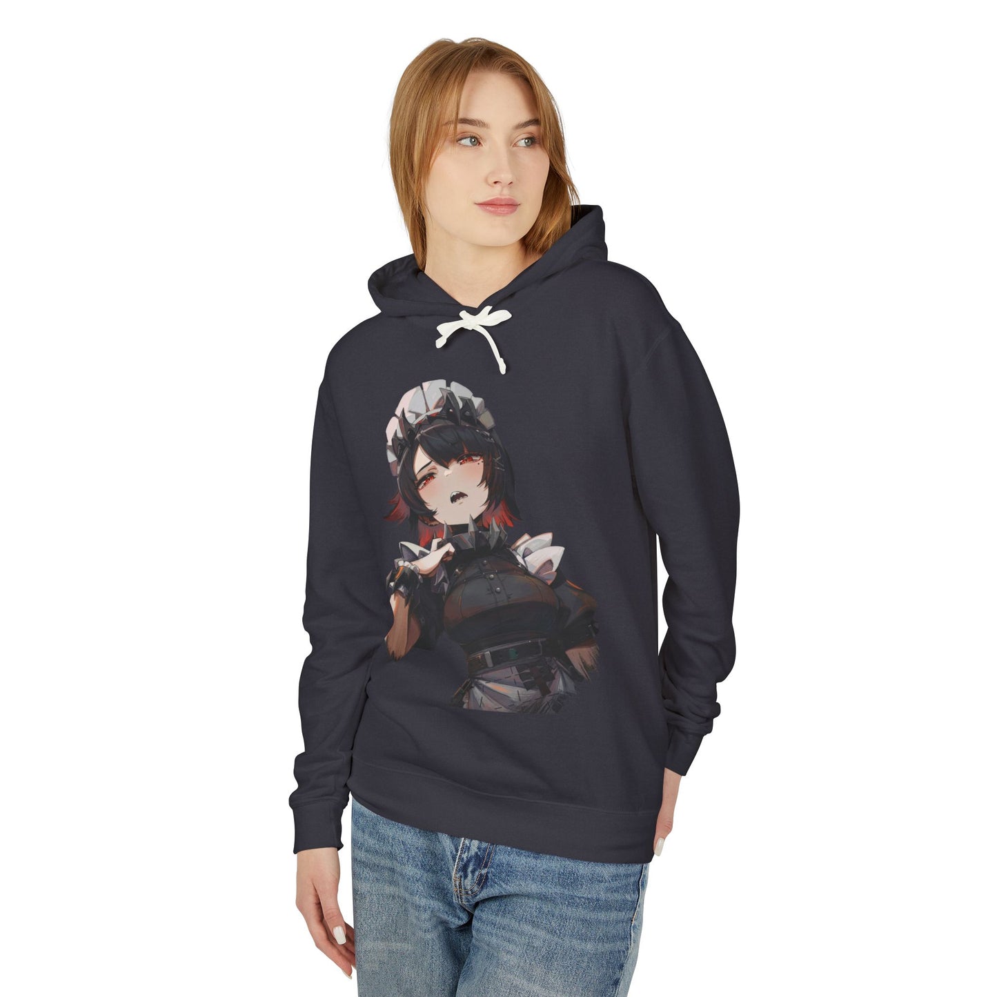 Zenless Zone Zero Ellen Joe Red Eyes Laid Back Maid Art Unisex Premium Hoodie