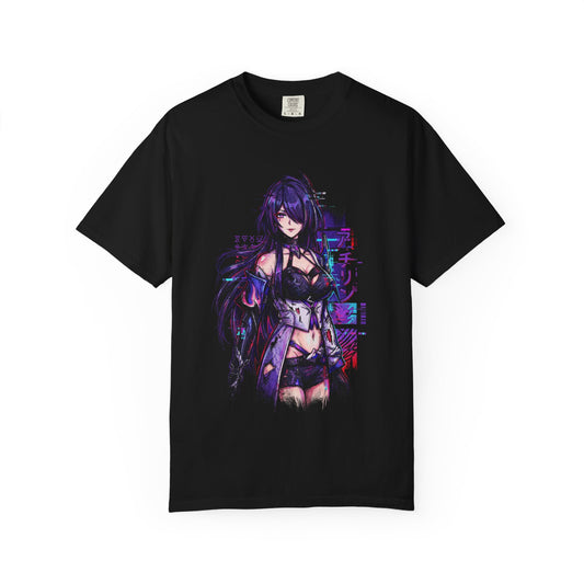 Honkai Star Rail Acheron Galaxy Ranger Mysterious Beauty Art Premium T-Shirt