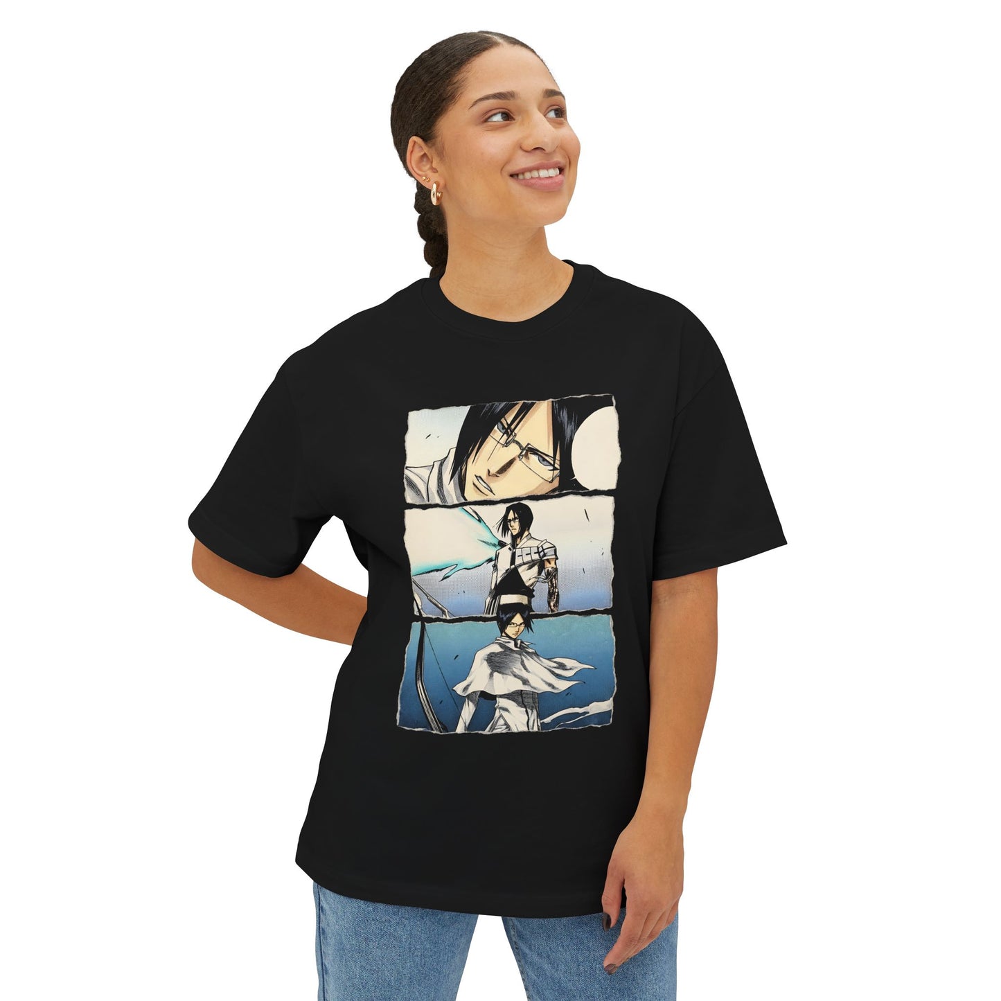 Uryu Ishida Bleach Anime Streetwear Graphic Tee - Oversized Premium Tee