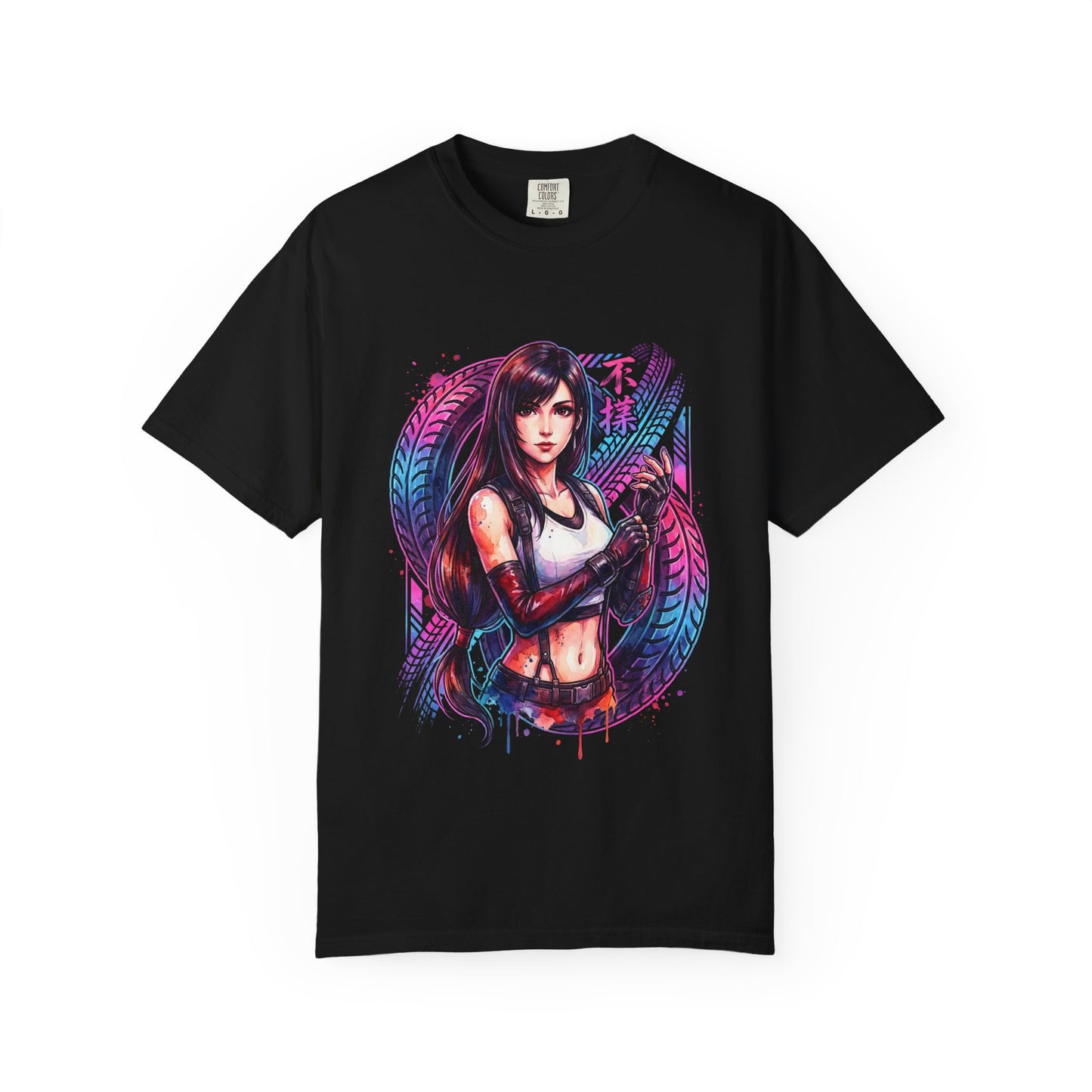 Final Fantasy VII Tifa Lockhart Rebirth Gorgeous Badass Vaporwave Premium T-Shirt