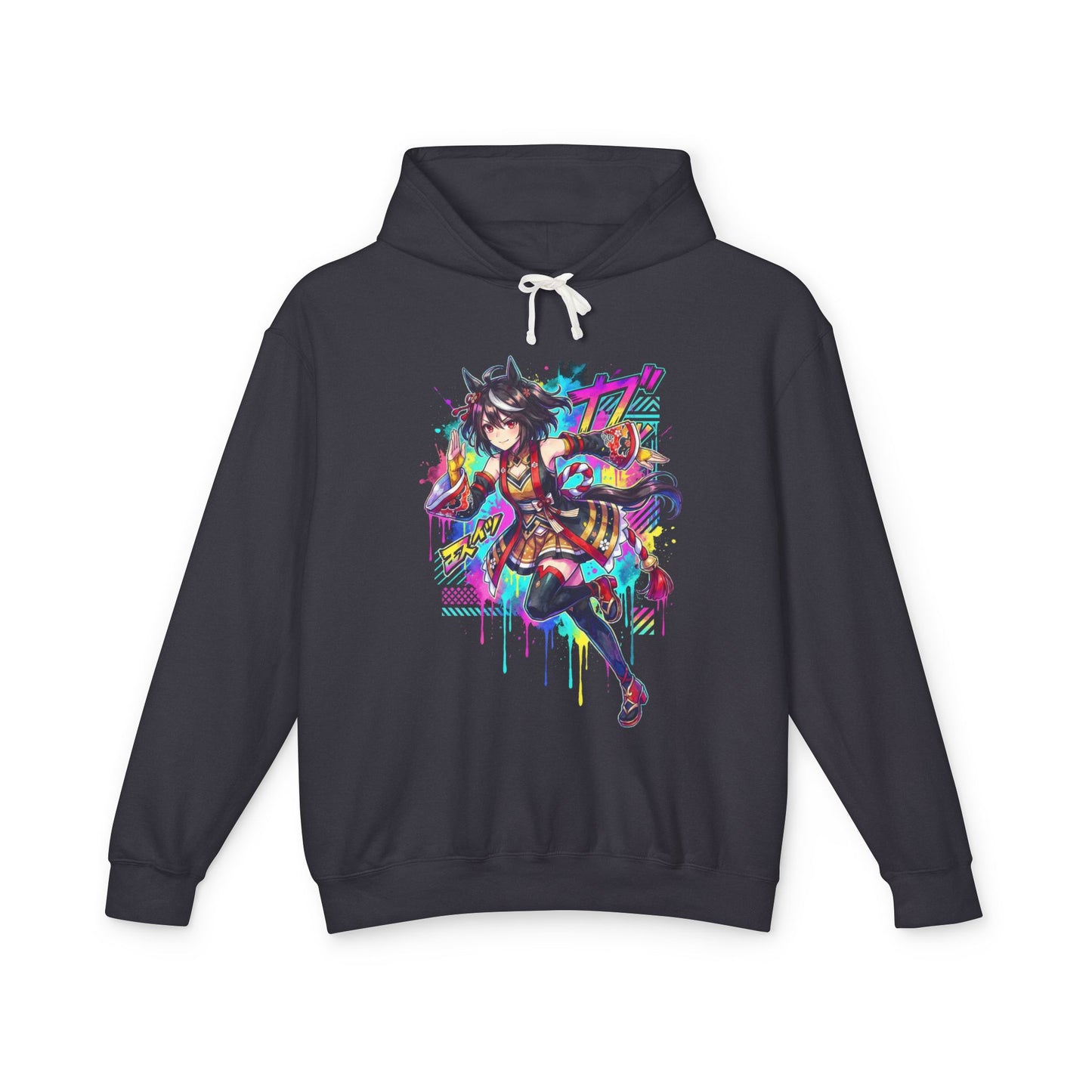 Kitasan Black Umamusume Pretty Derby Black Hair White Streak Portrait Unisex Premium Hoodie