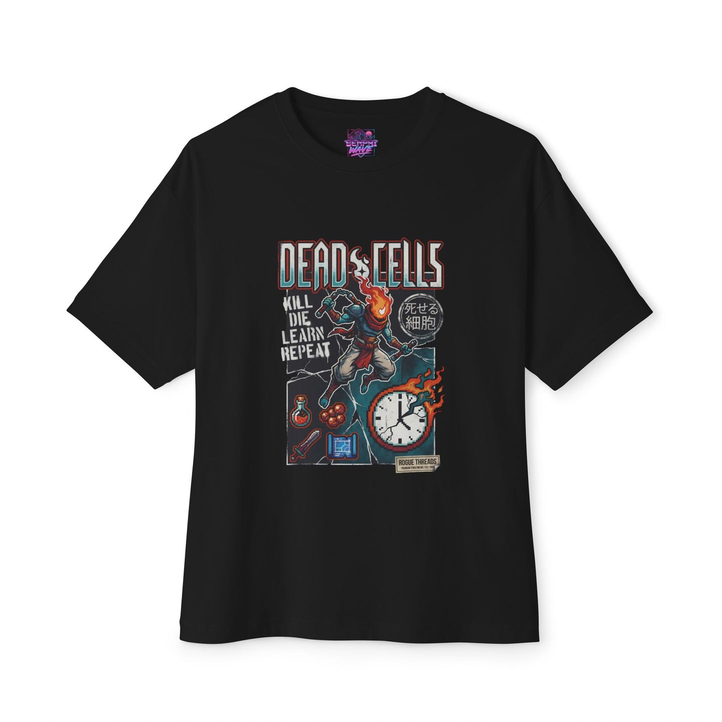 Dead Cells: Beheaded Immortal Rogue Runner Premium Oversized Unisex T-Shirt