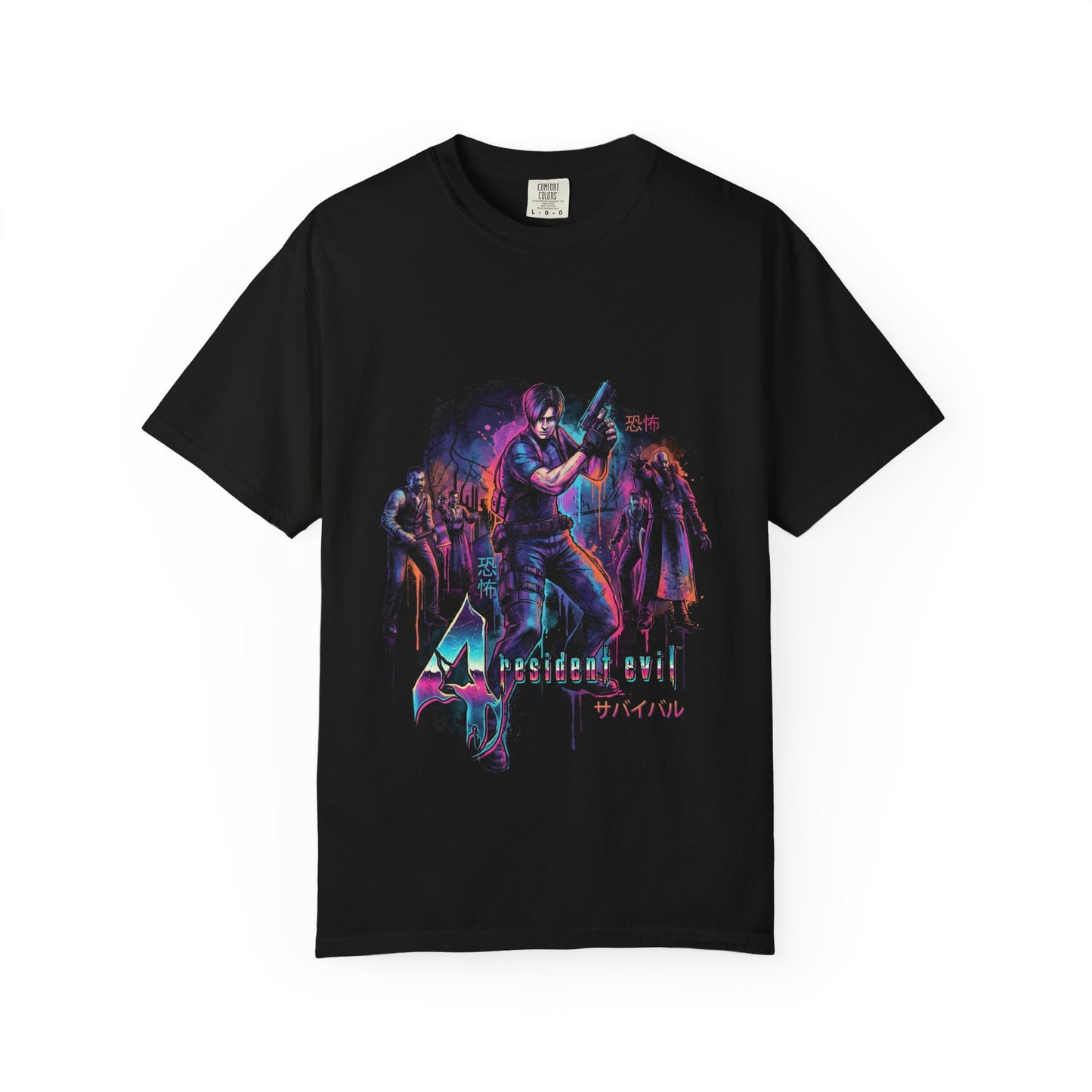 Resident Evil Nemesis 1999 Retro Cover Art Dramatic Horror Portrait Premium T-Shirt