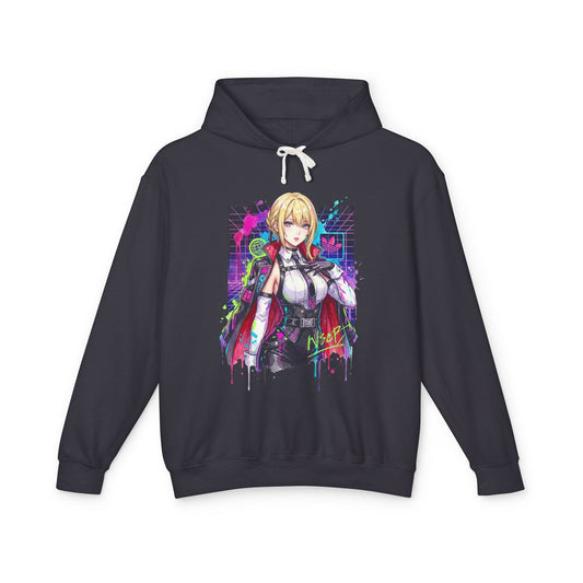 Evelyn Chevalier ZZZ Red Burning Tethers Portrait Unisex Premium Hoodie