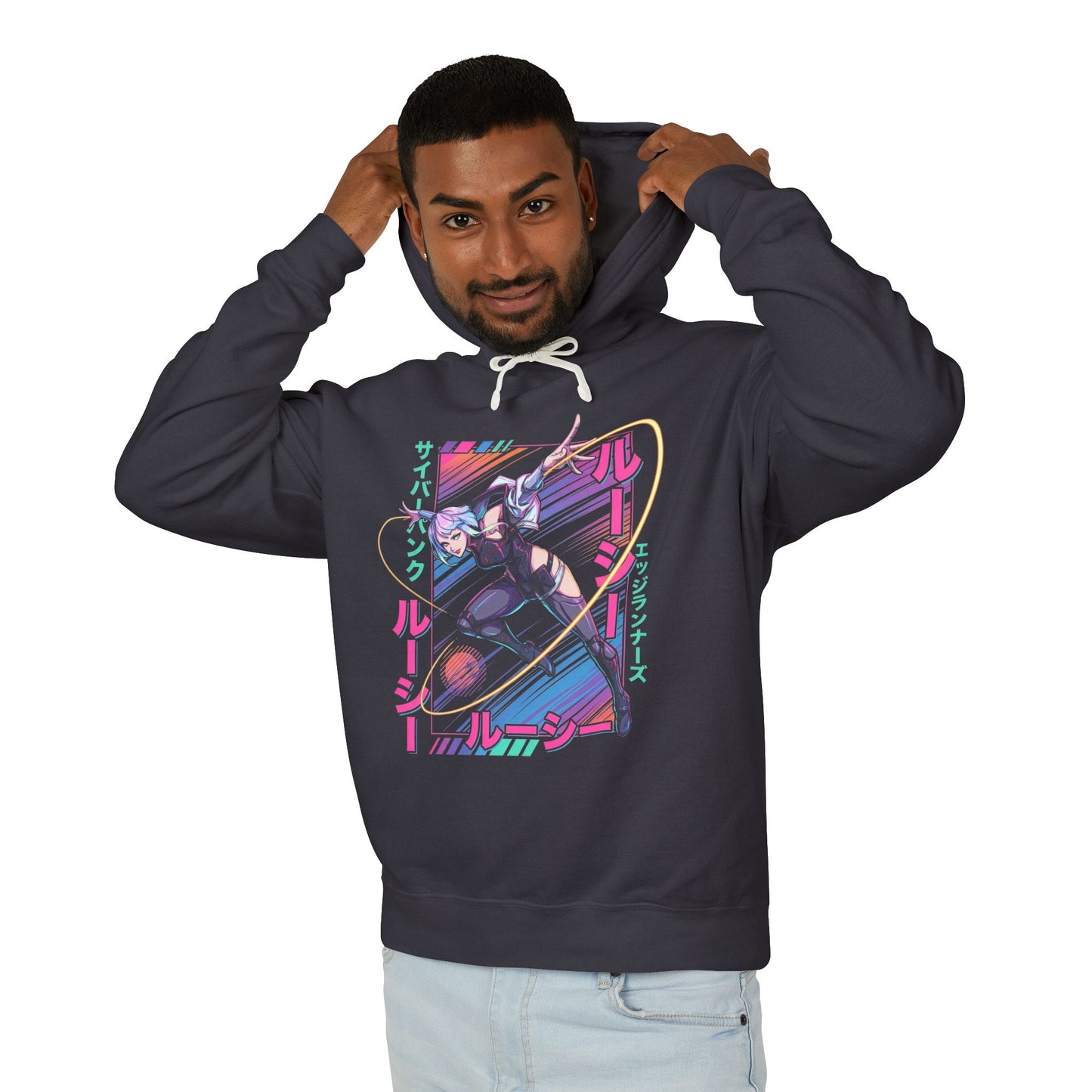 Lucy Cyberpunk Edgerunners Guilty Gear Crossover Unisex Premium Hoodie