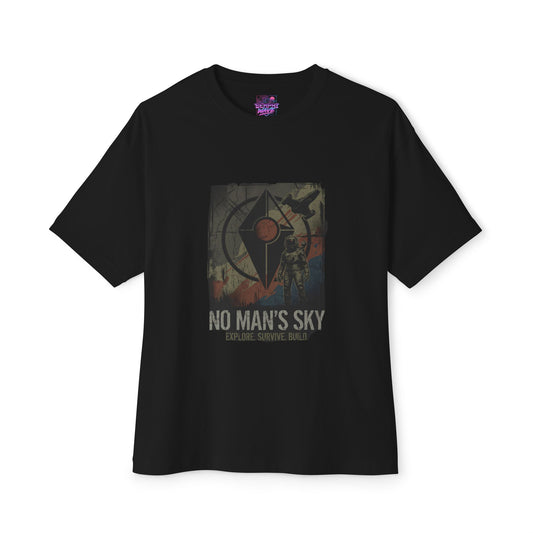 No Man's Sky: Sentinel & Korvax Vy'keen Gek Factions Premium Oversized Unisex T-Shirt