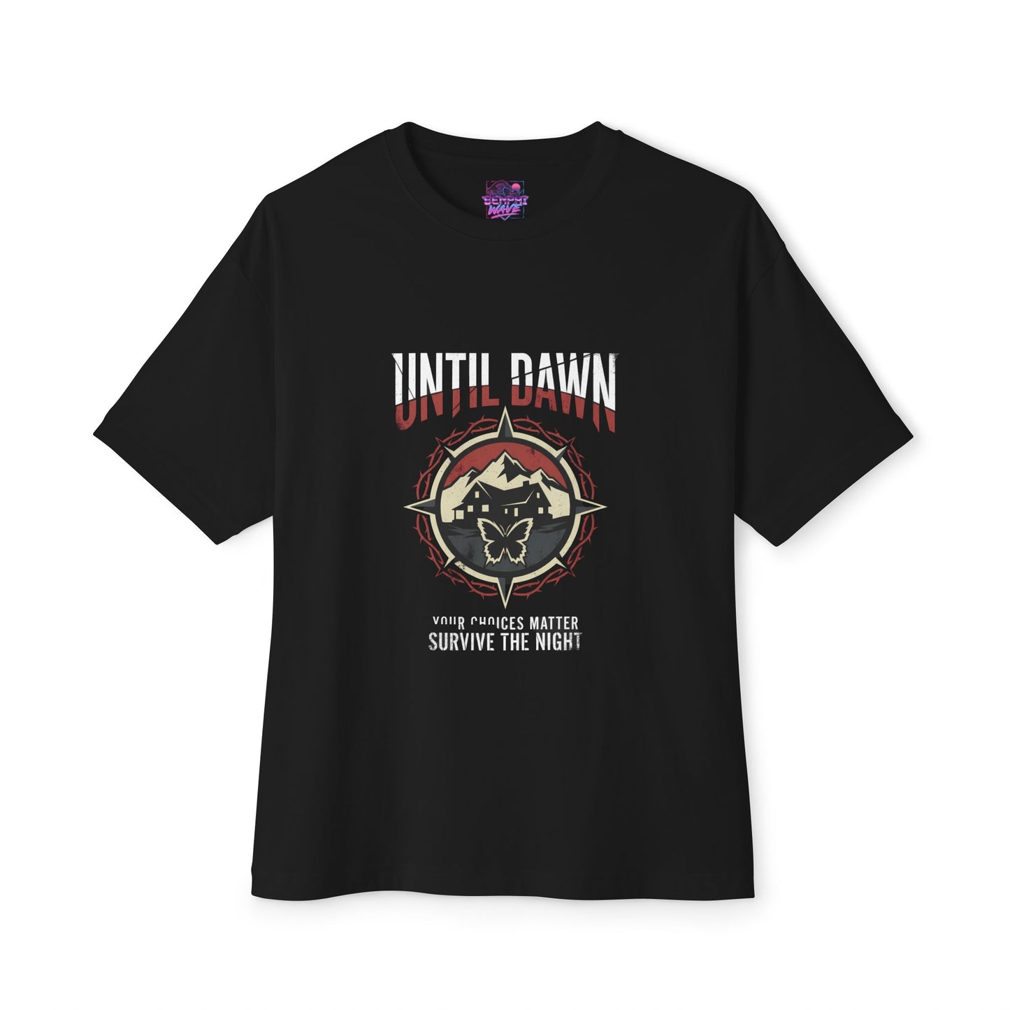 Until Dawn: Chris and Ashley Prank Gone Wrong Premium Oversized Unisex T-Shirt