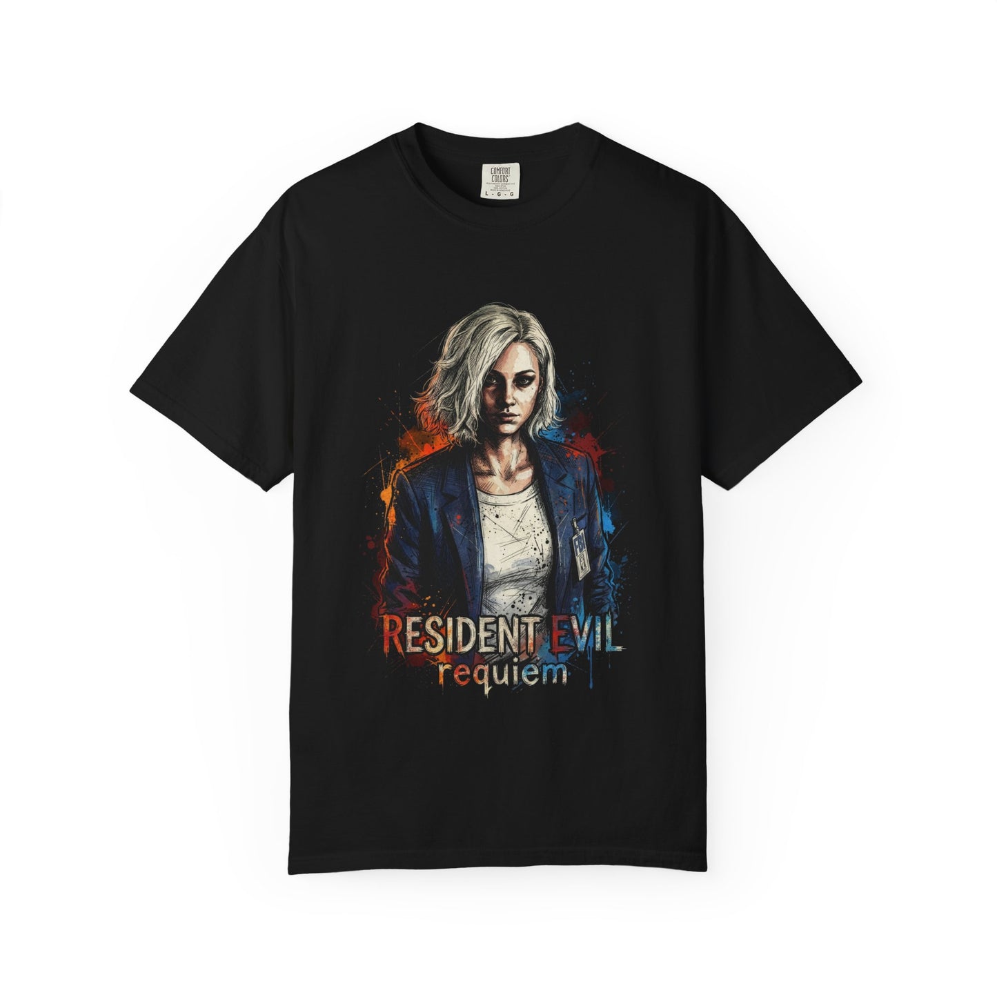 Grace Ashcroft Resident Evil 9 Dual Leon Protagonist Tension Art Premium T-Shirt