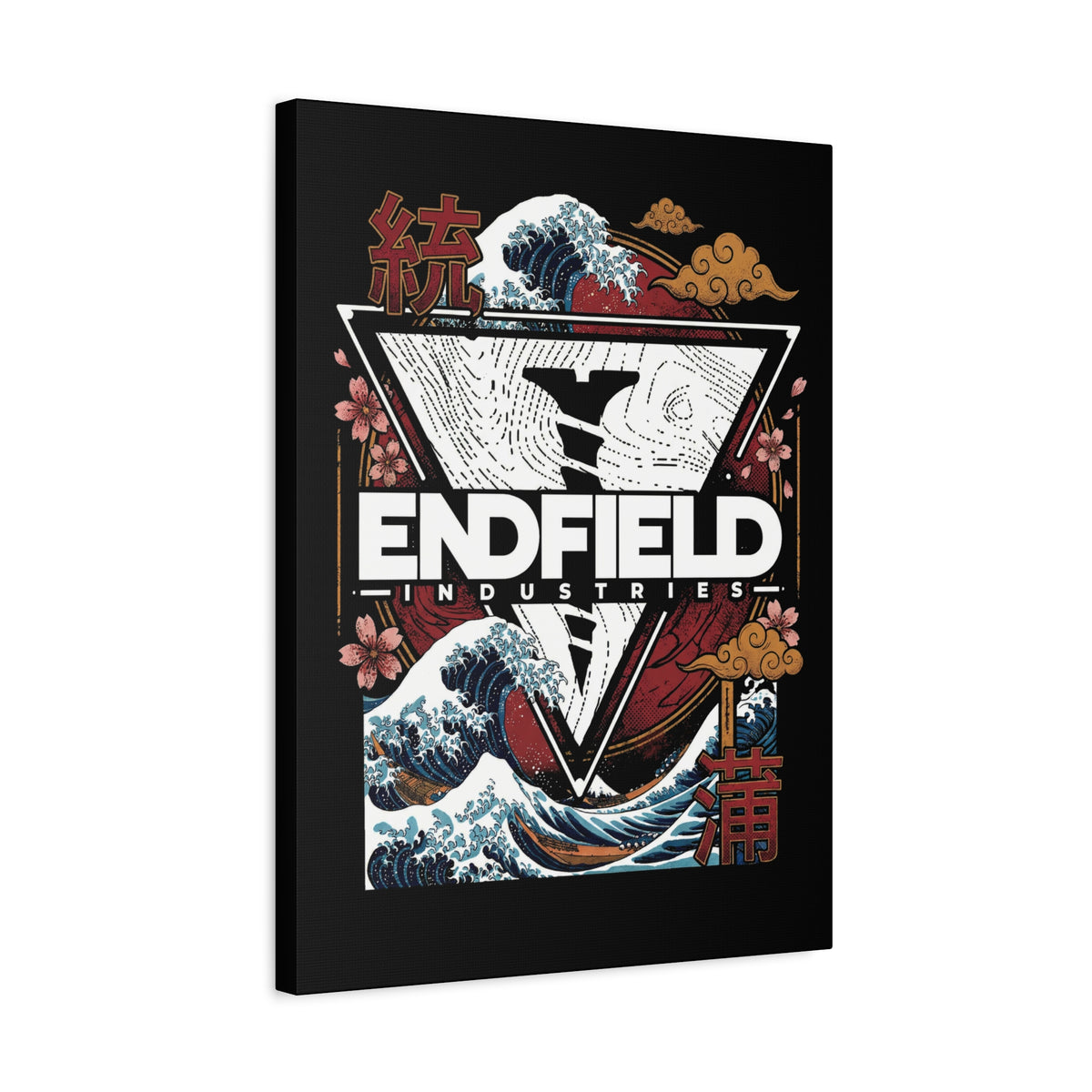 Arknights Endfield Industries Great Wave Crest Canvas Print