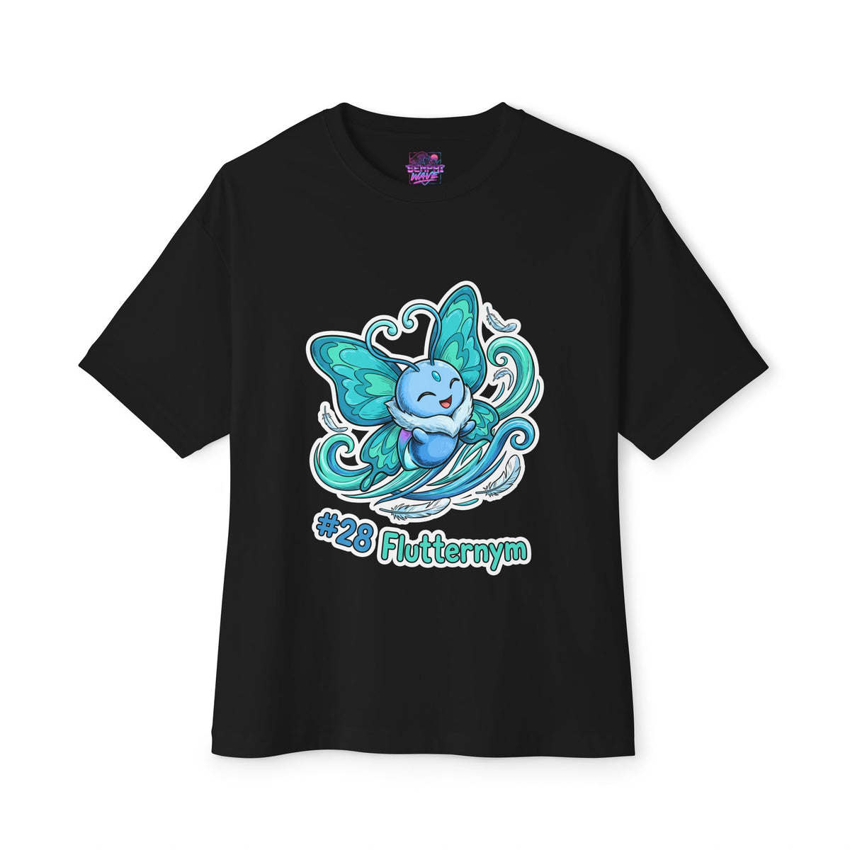 Flutternym Aniimo Sticker Art Creature Art - Oversized Premium Tee
