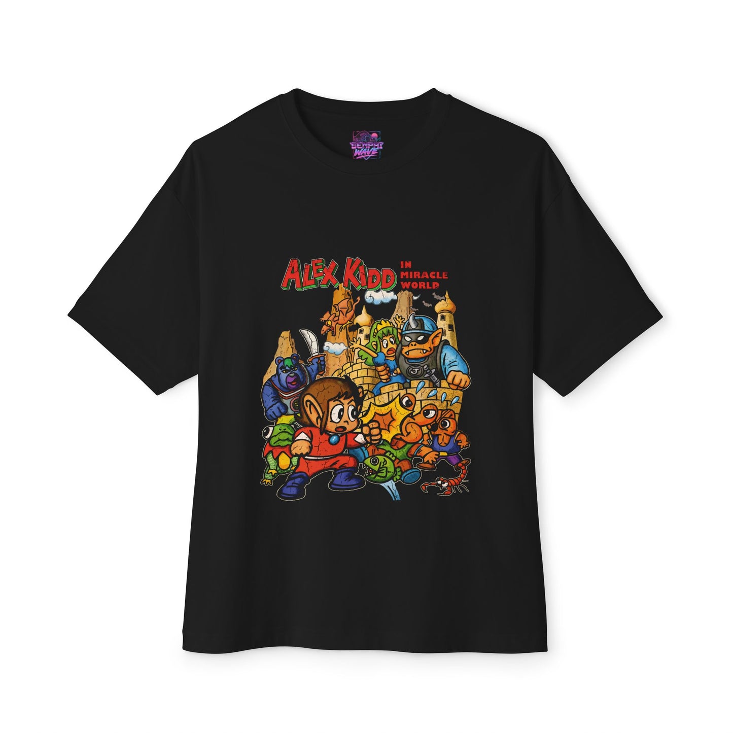 Alex Kidd Alex Kidd Gaming Graphic Tee Premium Oversized Unisex T-Shirt