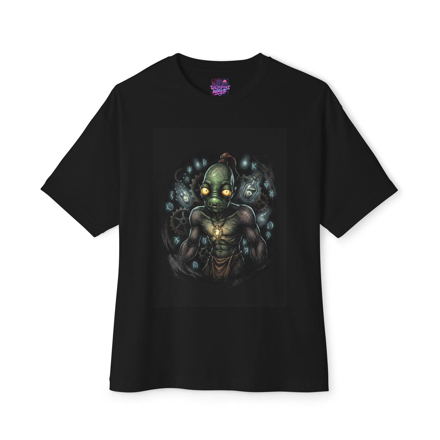 Oddworld Mudokon Hero Abe – Classic PS1 Nostalgia Premium Oversized Unisex T-Shirt