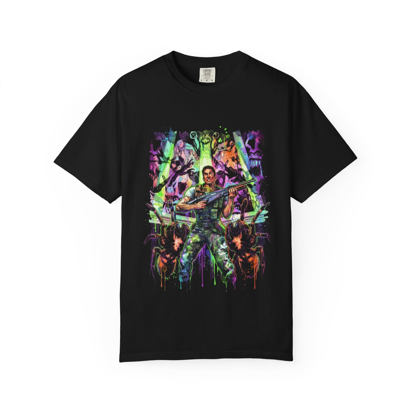 Resident Evil Classic PS1 Retro Cover Art Nostalgic Horror Design Premium T-Shirt