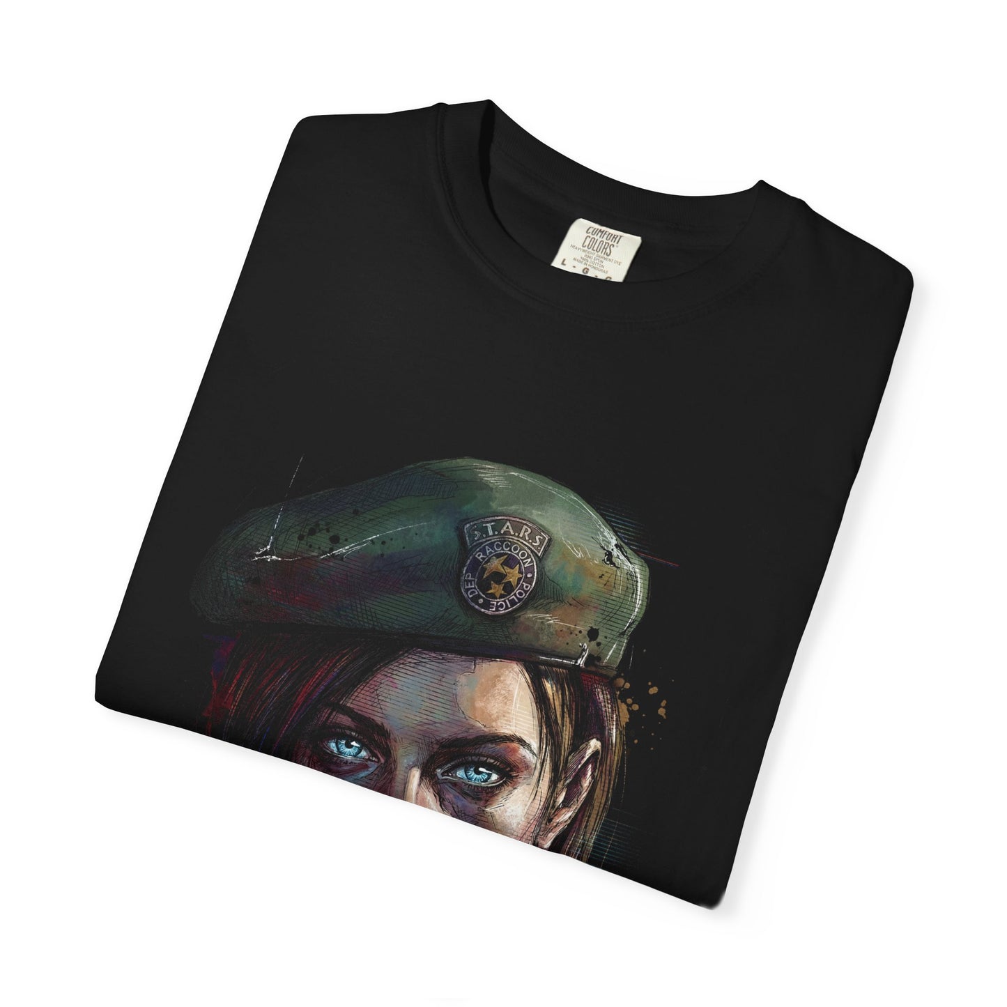 Resident Evil Jill Valentine S.T.A.R.S. Bravo Team Rescue Design Premium T-Shirt